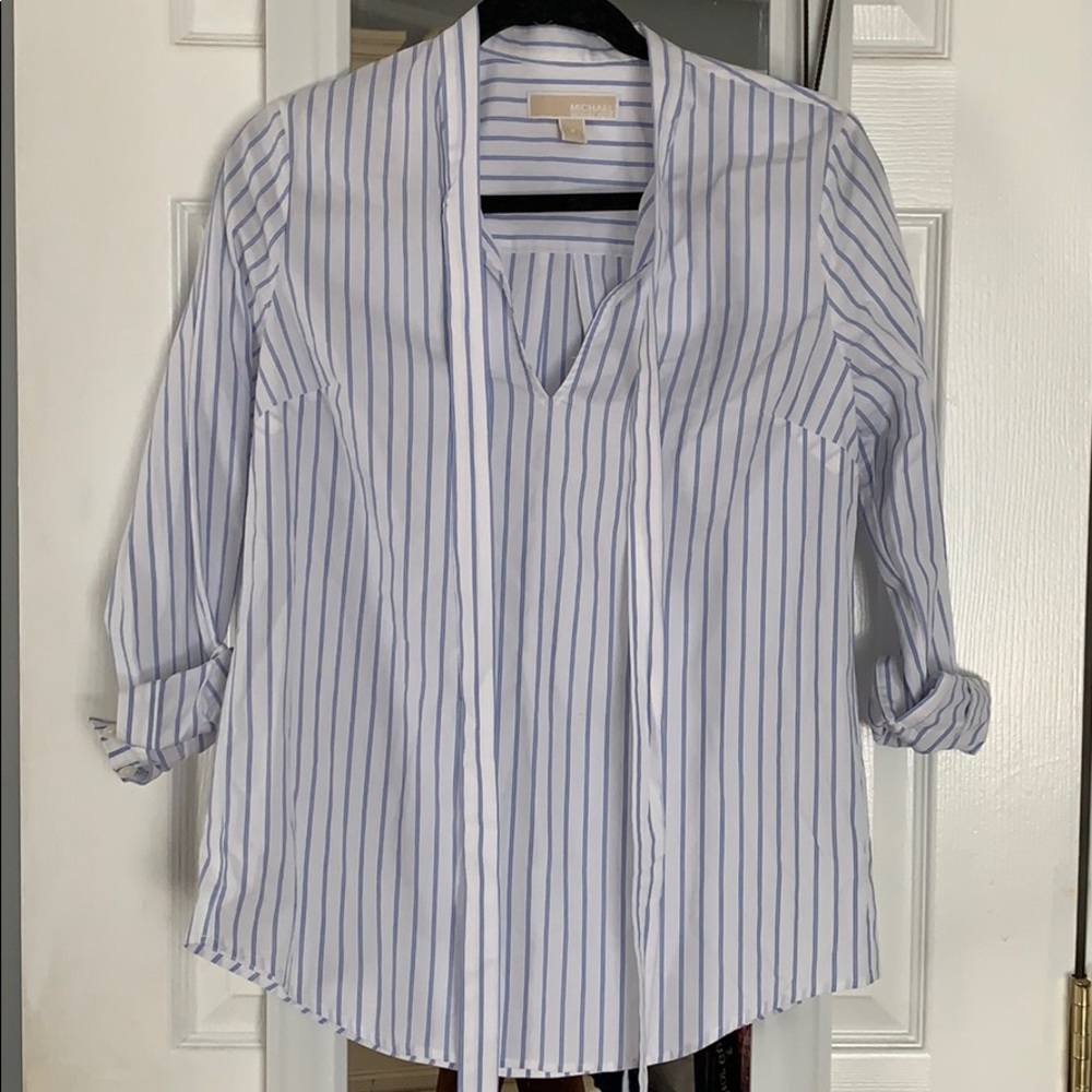Michael Kors business stripped top